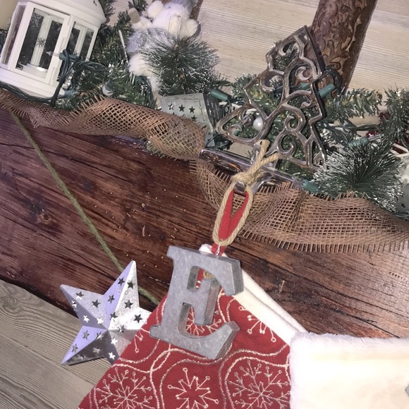 Tin Letter Ornaments/Stalking Initials - Picture 5 of 6
